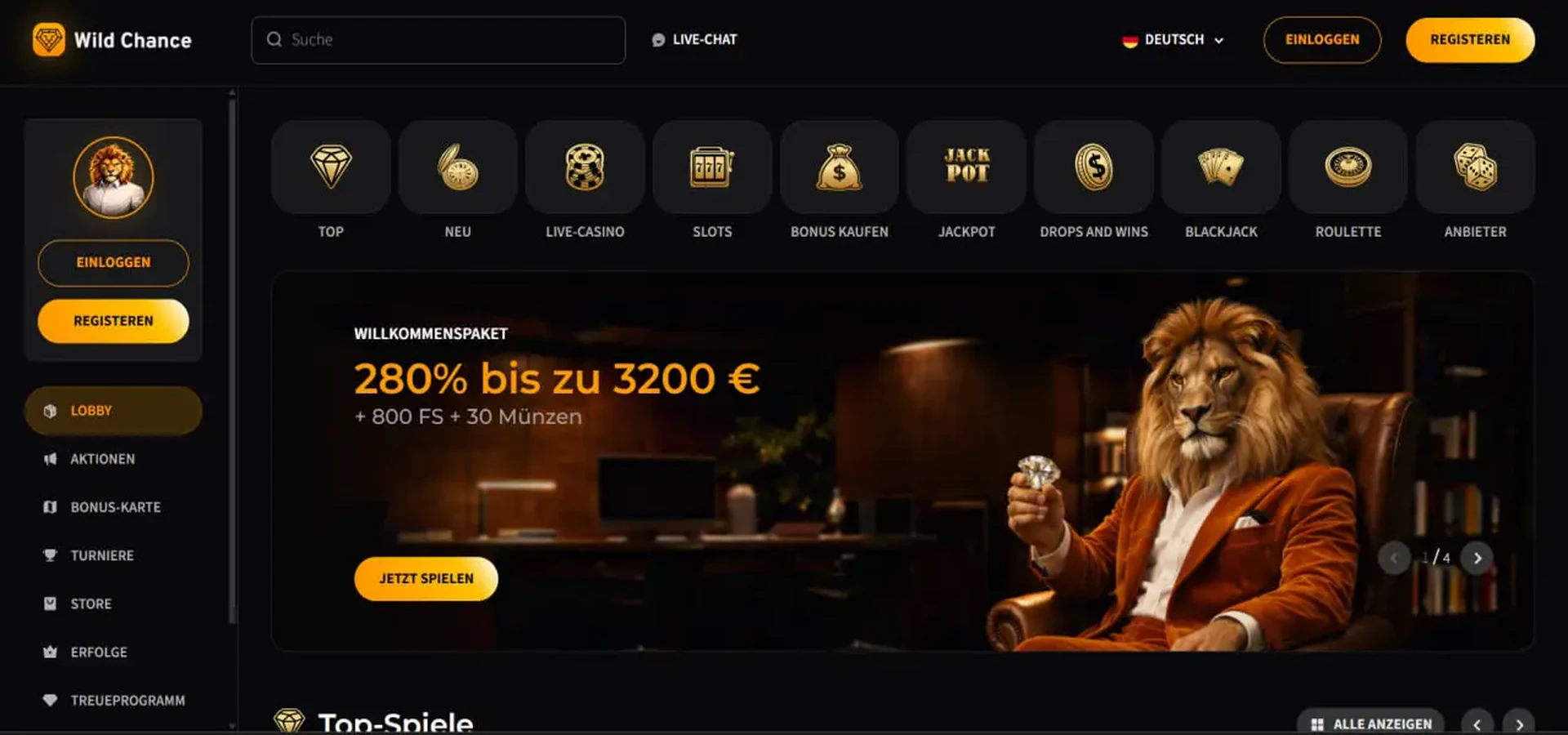 WildChance Vorschau Screenshot